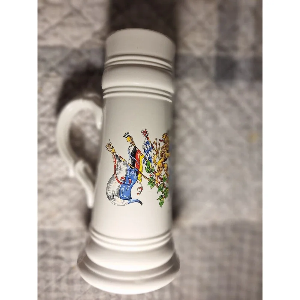 WF Hiltenfingen 1990 German Beer Stein Collectible Vintage 8-1/2